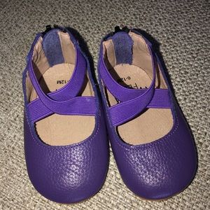 6-12 purple monkey feet ballets